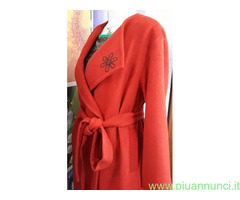 Cappotto Rosso Vintage in Lana