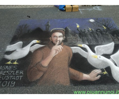 Street art, arte madonara, live painting