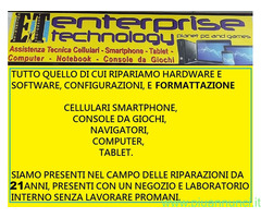 ASSISTENZA TECNICA CELLULARI SMARTPHONE TABLET