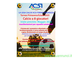 Calcio a otto giocatori : Torneo Primavera 2025