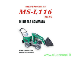 Caricatore-escavatore  MINI PALA GOMMATA MS-L116