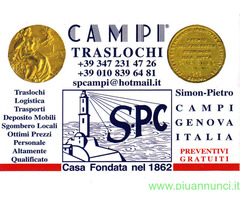 Traslochi Campi® - Casa Fondata Nel 1862®