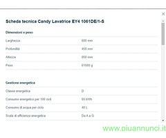 Lavatrice Candy Easy come nuova