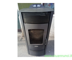 Stufa a pellet Fair Z12 potenza 12 KW con tubi fum