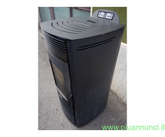 Stufa a pellet Fair Z12 potenza 12 KW con tubi fum