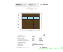 Portone sezionale UniPro 3,120 m x 2,700 m