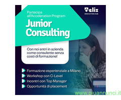 CorsoScopri Junior Consulting: L'Acceleration Program che trasforma il talento in opportunità