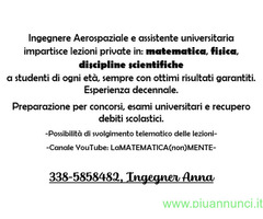 Aiuto per lezioni diFisica retribuzione oraria €