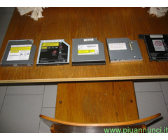 Blocco ricambi 5 Lettori CD e DVD per notebook