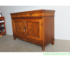 Credenza Carlo X in noce massello primi '800