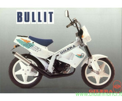 Gilera bullit bianco verde gialli kit adesivi