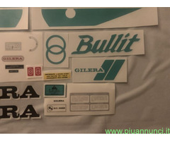 Gilera bullit 1 serie verde kit adesivi nuovi