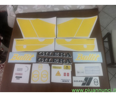 Gilera bullit 1 serie giallo e nero kit adesivi