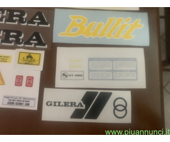 Gilera bullit 1 serie giallo e nero kit adesivi