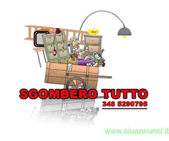 Gratis eseguiamo sgomberi di locali tel.3485290795