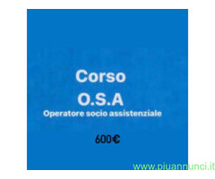 CorsoCORSO O.S.A 100% ON LINE