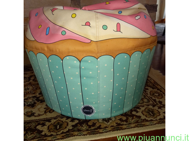 Pouf originale Wooof in poliestere morbido - 1