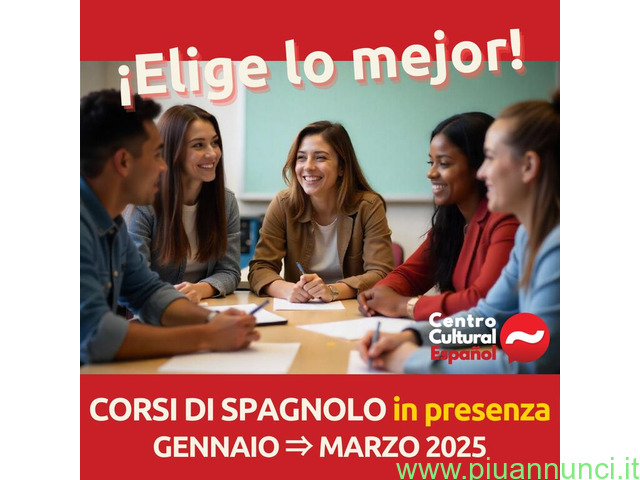 Corsodi spagnolo a Torino per principianti: GEN -> MAR 2025 - 1