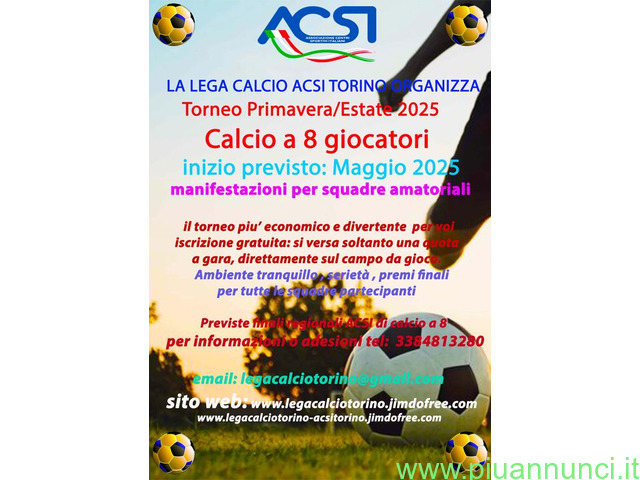 Calcio a otto giocatori : Torneo Primavera 2025 - 1