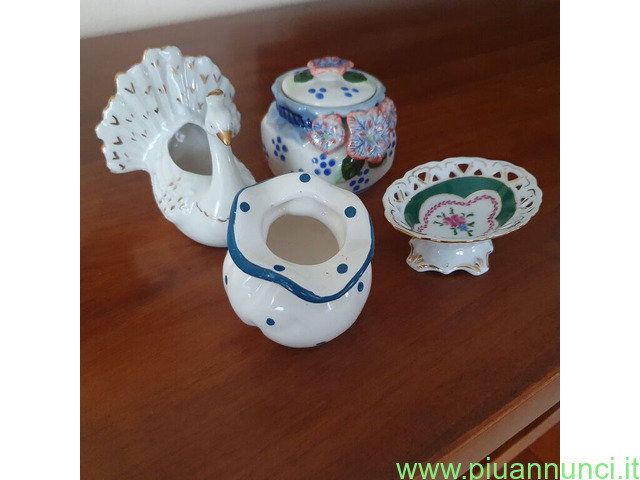 Set di 4 portagioie/portaoggetti in ceramica - 1