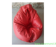 Poltrona Sacco Pouf in Eco-pelle - 1